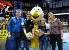 Goldener Basketball für die gezeigten Leistungen