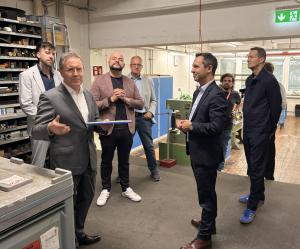 Betriebsbesuch mit Staatssekretär