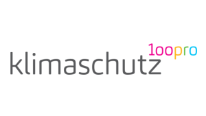 Logo "Klimaschutz 100 pro"