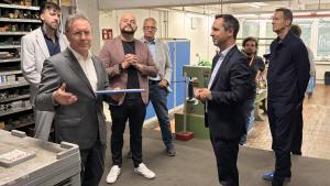 Betriebsbesuch mit Staatssekretär