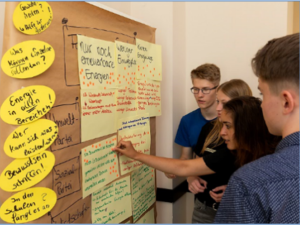 Workshop-Arbeit beim Jugendparlament