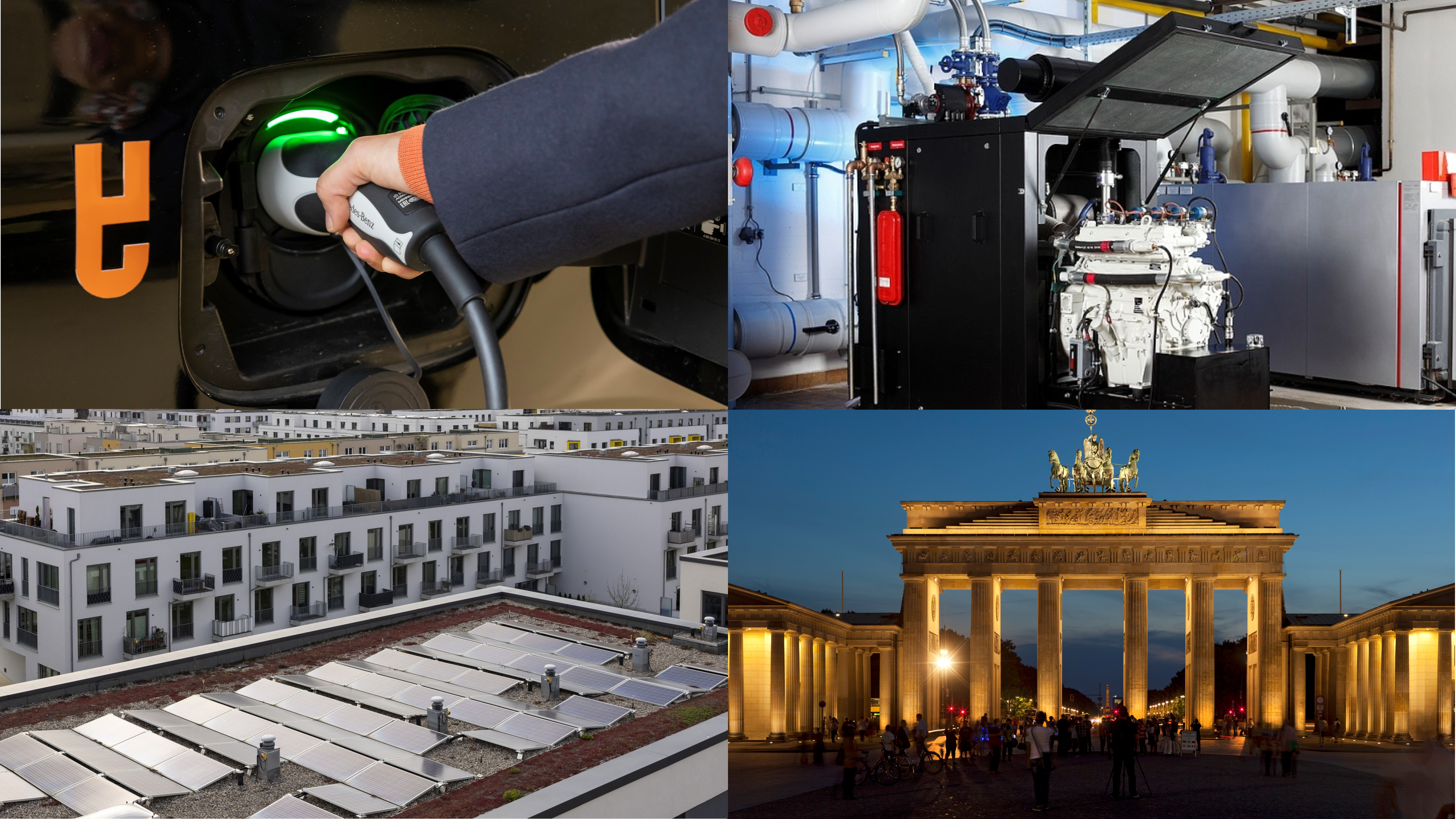 Erneuerbare Energien, Energieeffizienz und Elektromobilität - drei Themenfelder der Berliner Energieagentur