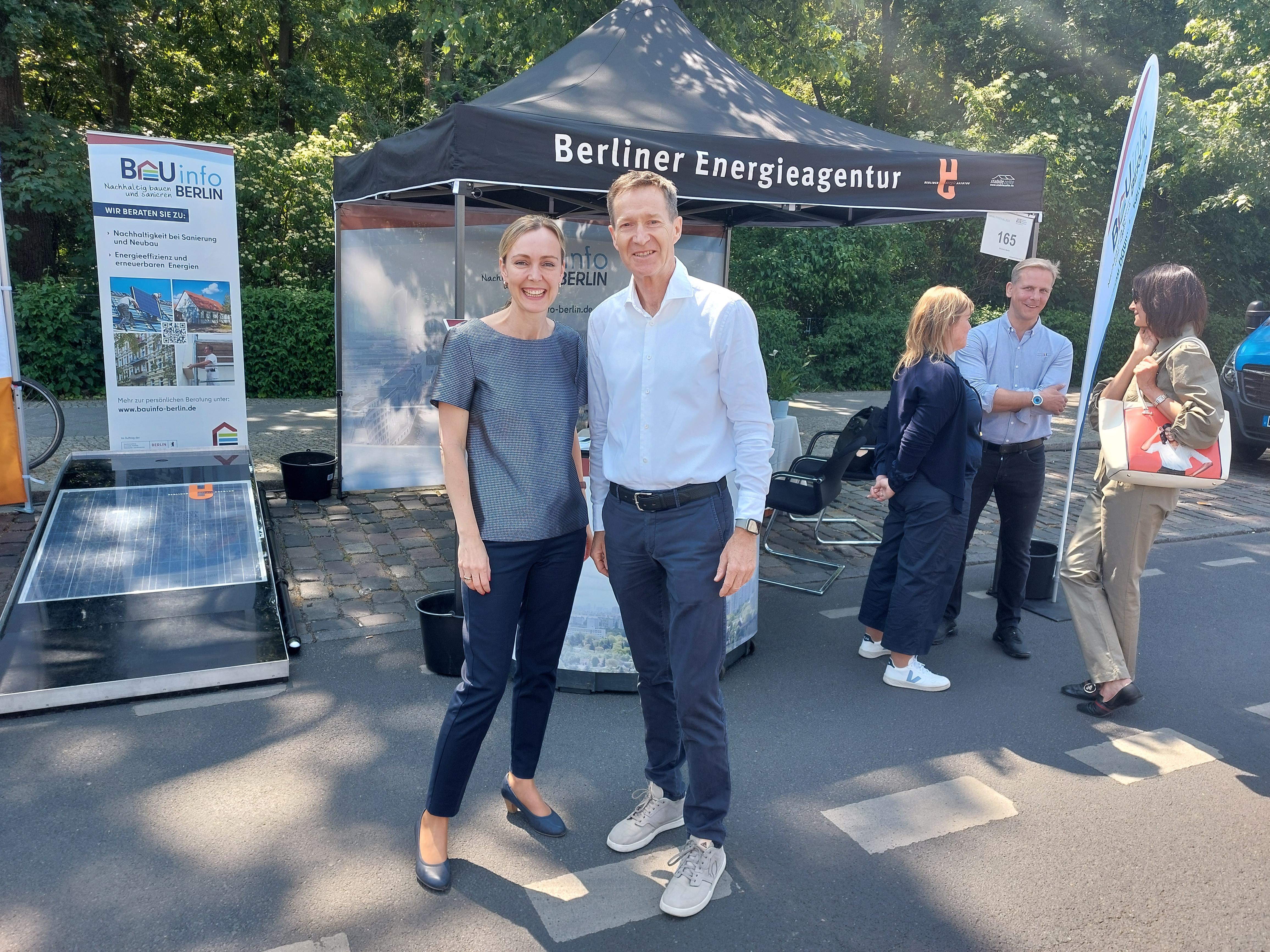 Meet&Greet mit Umweltsenatorin Dr. Manja Schreiner und BEA-Geschäftsführer Michael Geißler