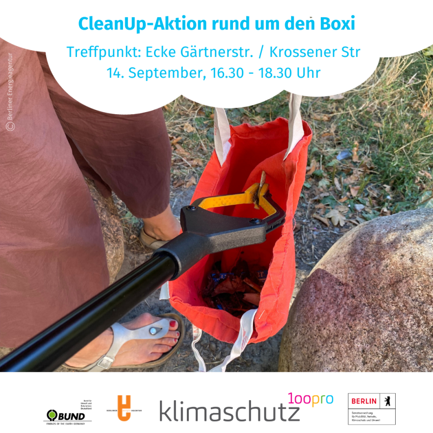 CleanUp-Aktion rund um den Boxi