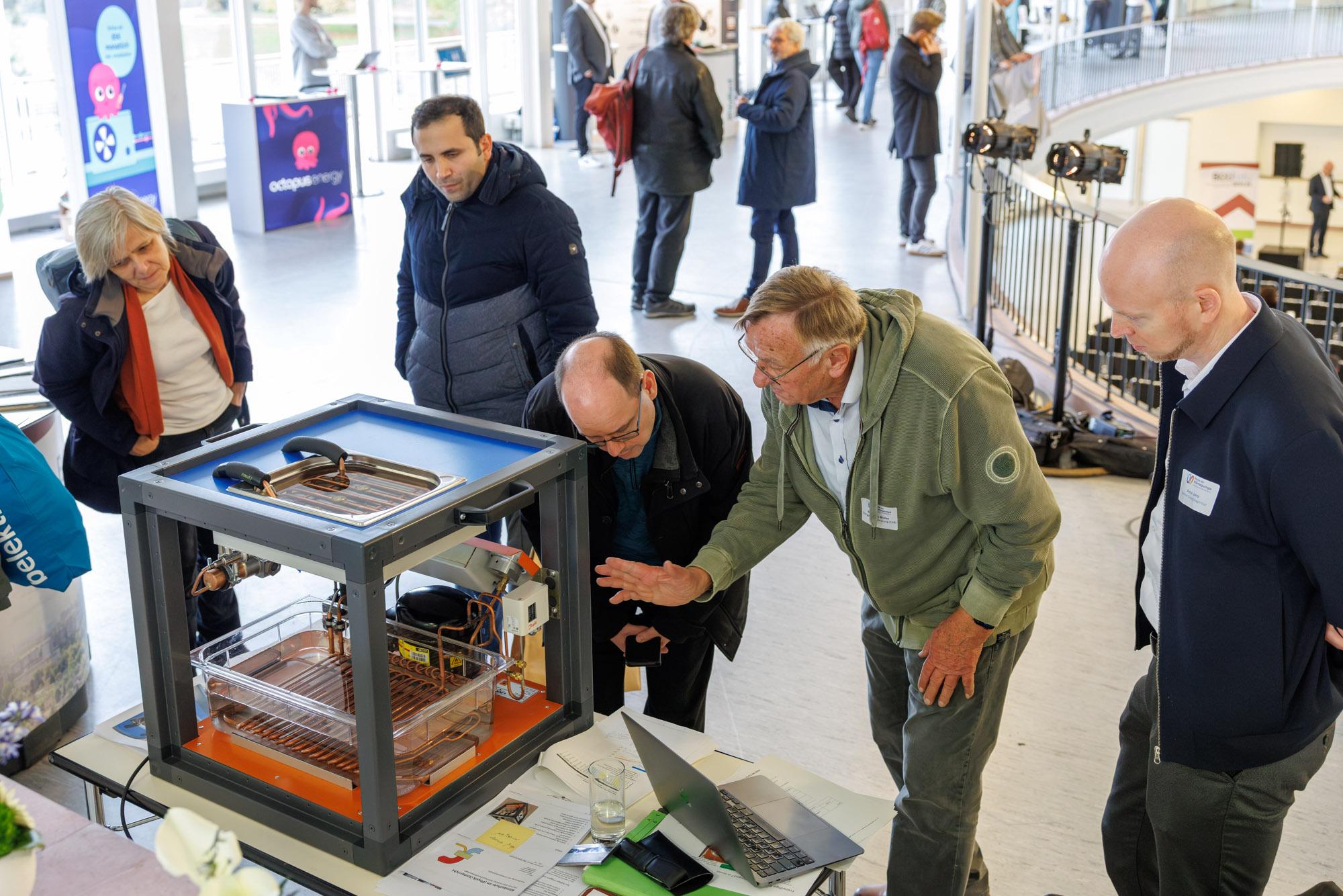 Gläserne Wärmepumpe 
