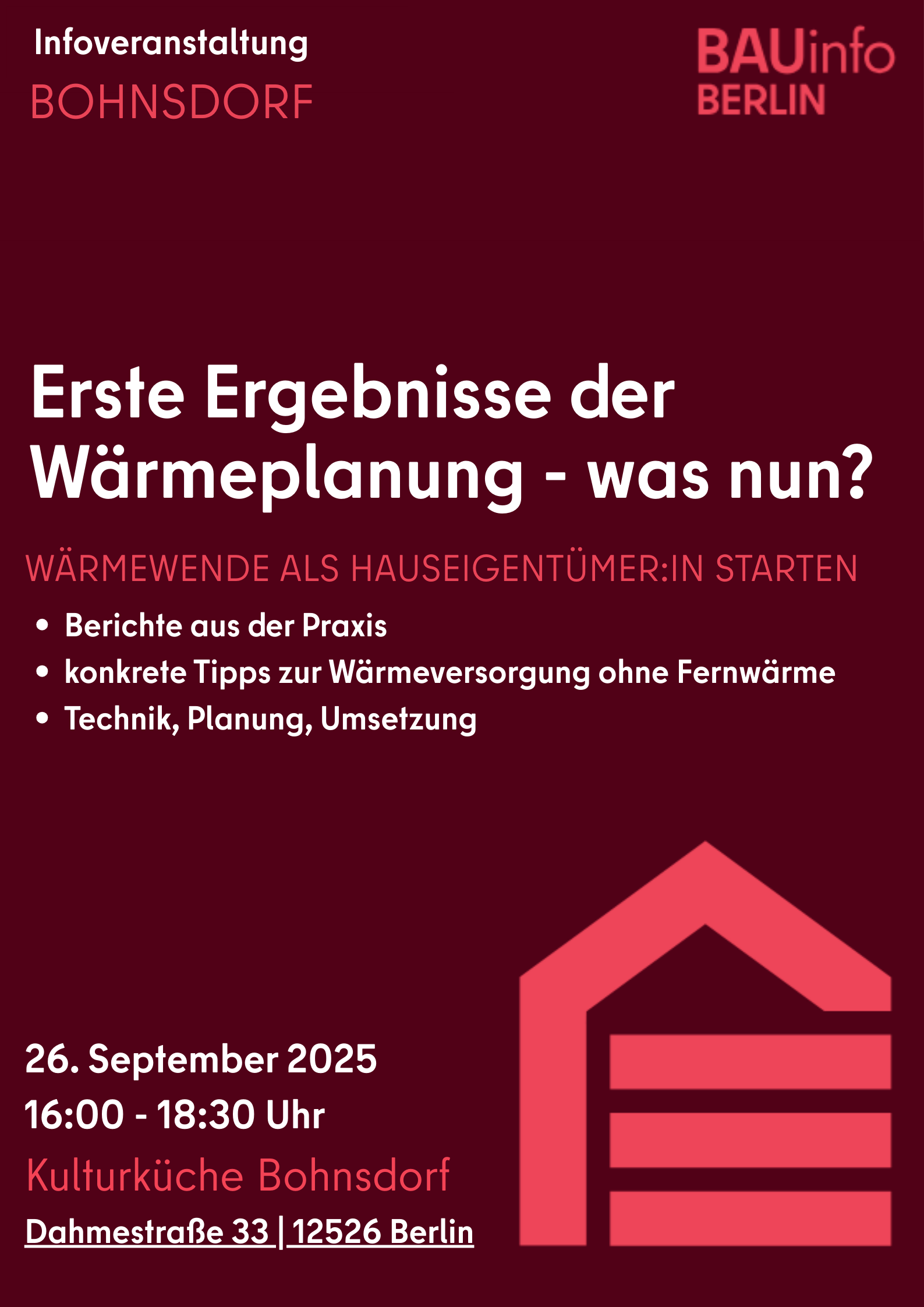 Infoveranstaltung Bohnsdorf 