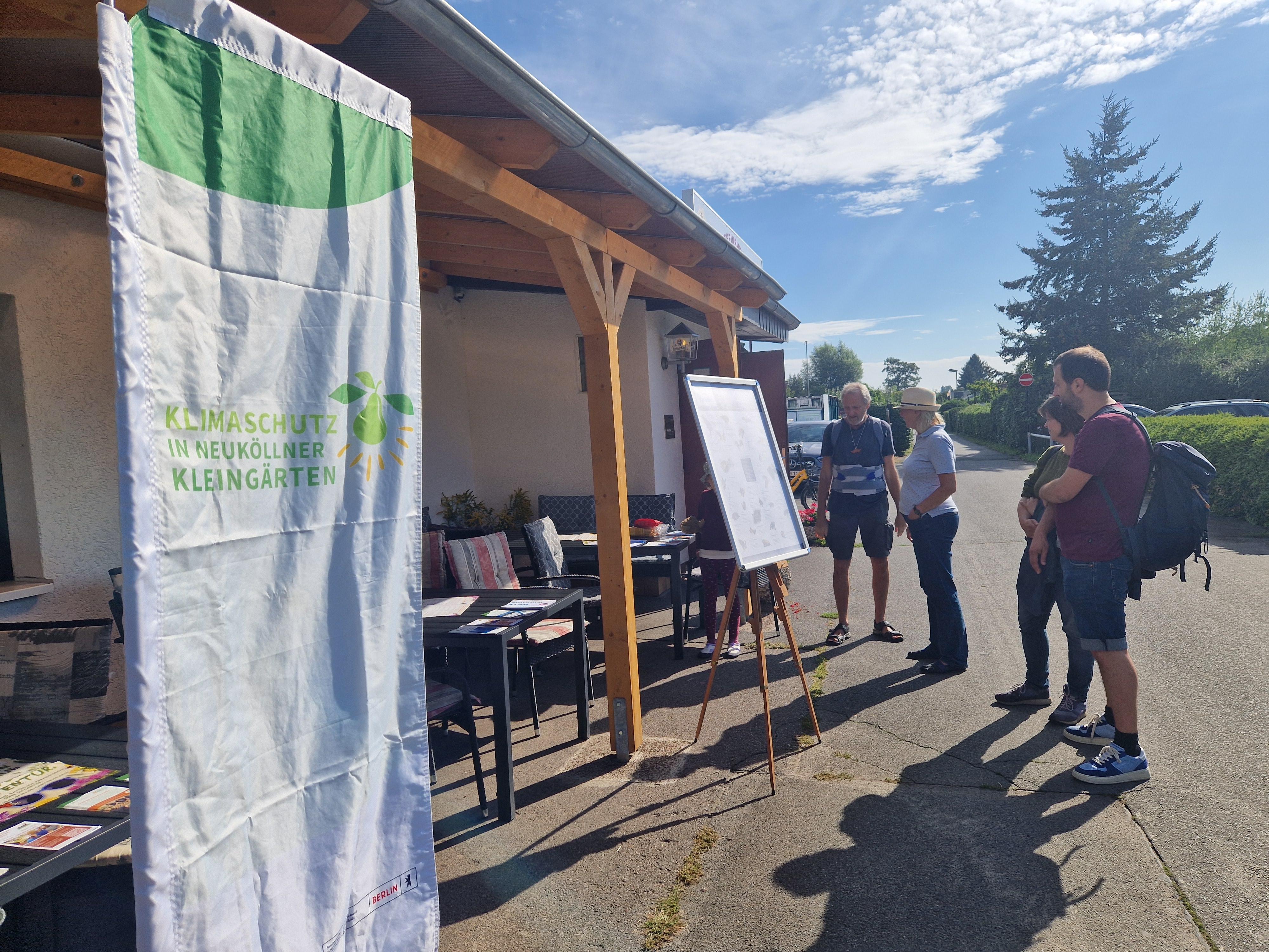 Projekt „Klimaschutz und Klimaanpassung in Neuköllner Kleingartenanlagen“ Copyright: BEA