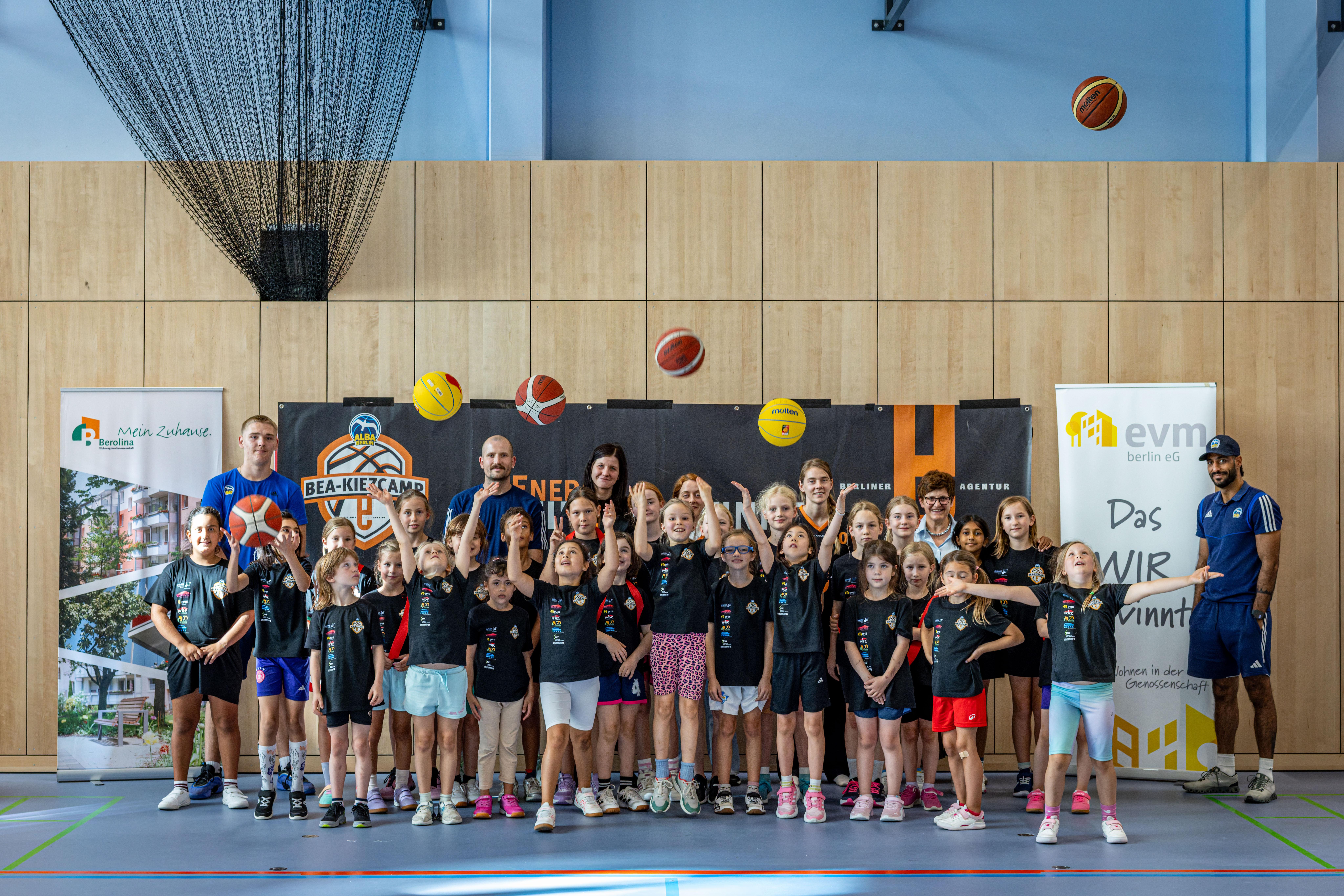 Gruppenbild Basketballcamp
